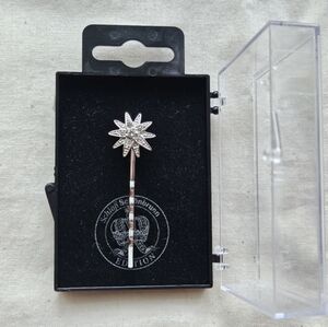 Swarovski crystal star hairpin Empress Sisi style
